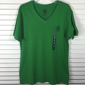 2/$14 3/$20 4/$25 Equipo Green V neck T Shirt NEW
